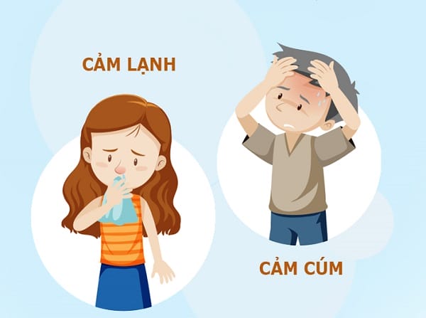 CẢM VÀ CÚM KHÁC NHAU NHƯ THẾ NÀO?