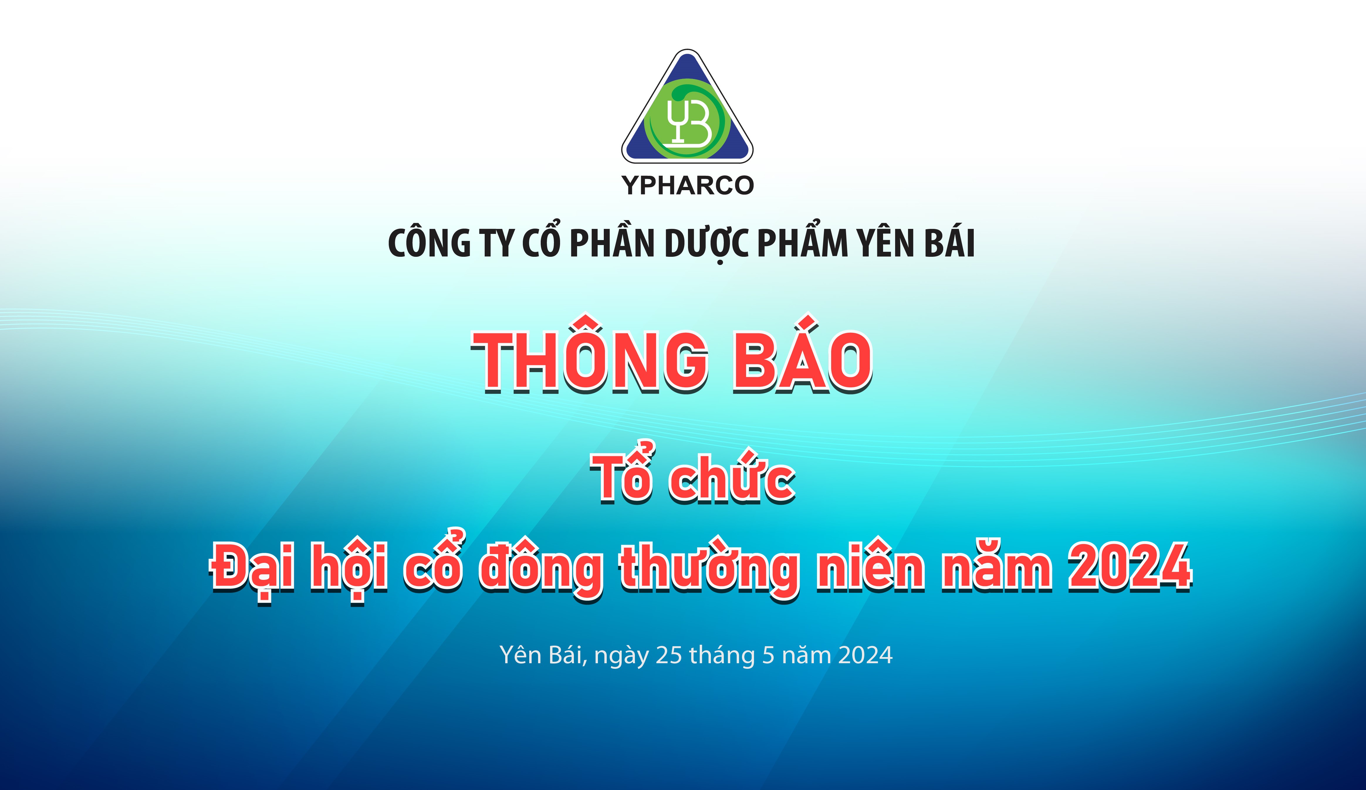 Thông báo tổ chức đại hội cổ đông 2024