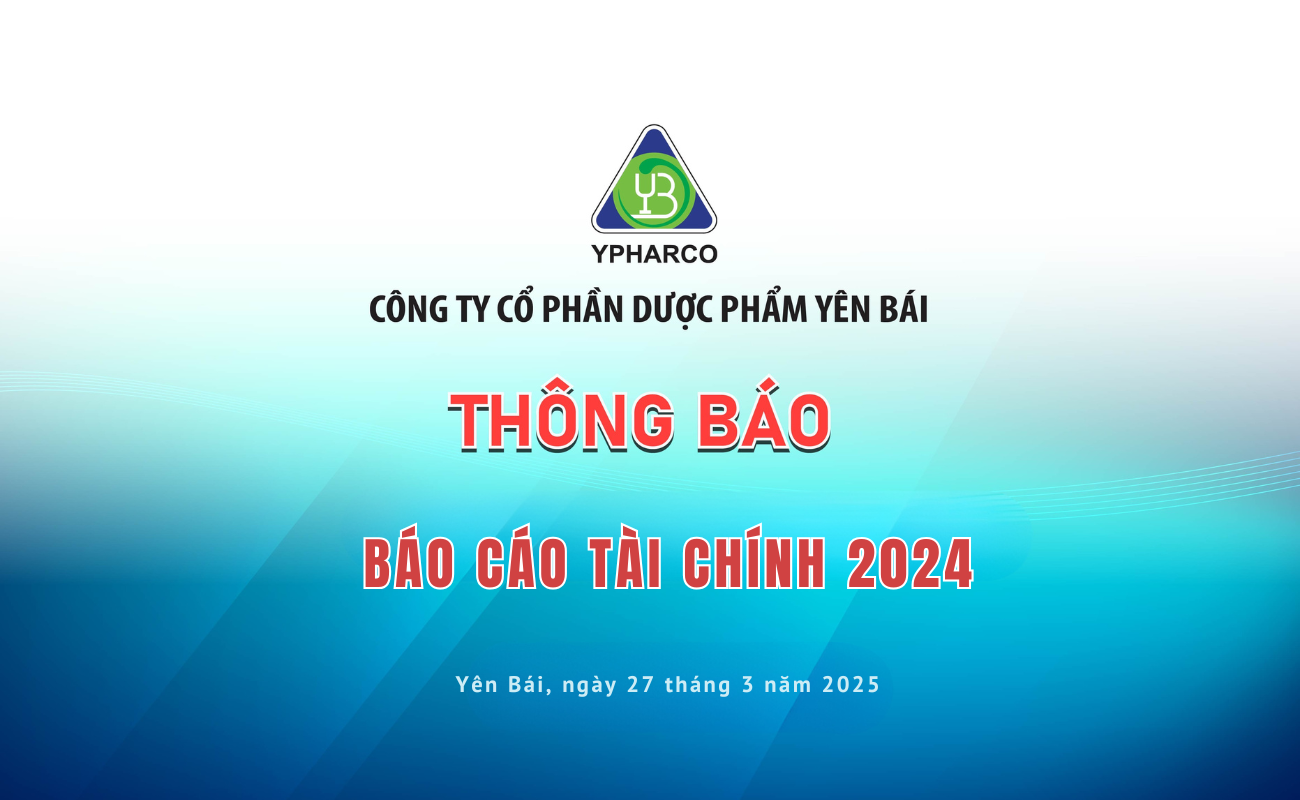 Báo cáo tài chính Ypharco 2024